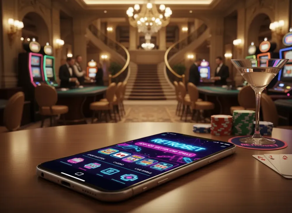 Retrobet app für Sportwetten und Casinospiele